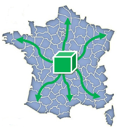 Transport de colis sur palette en France